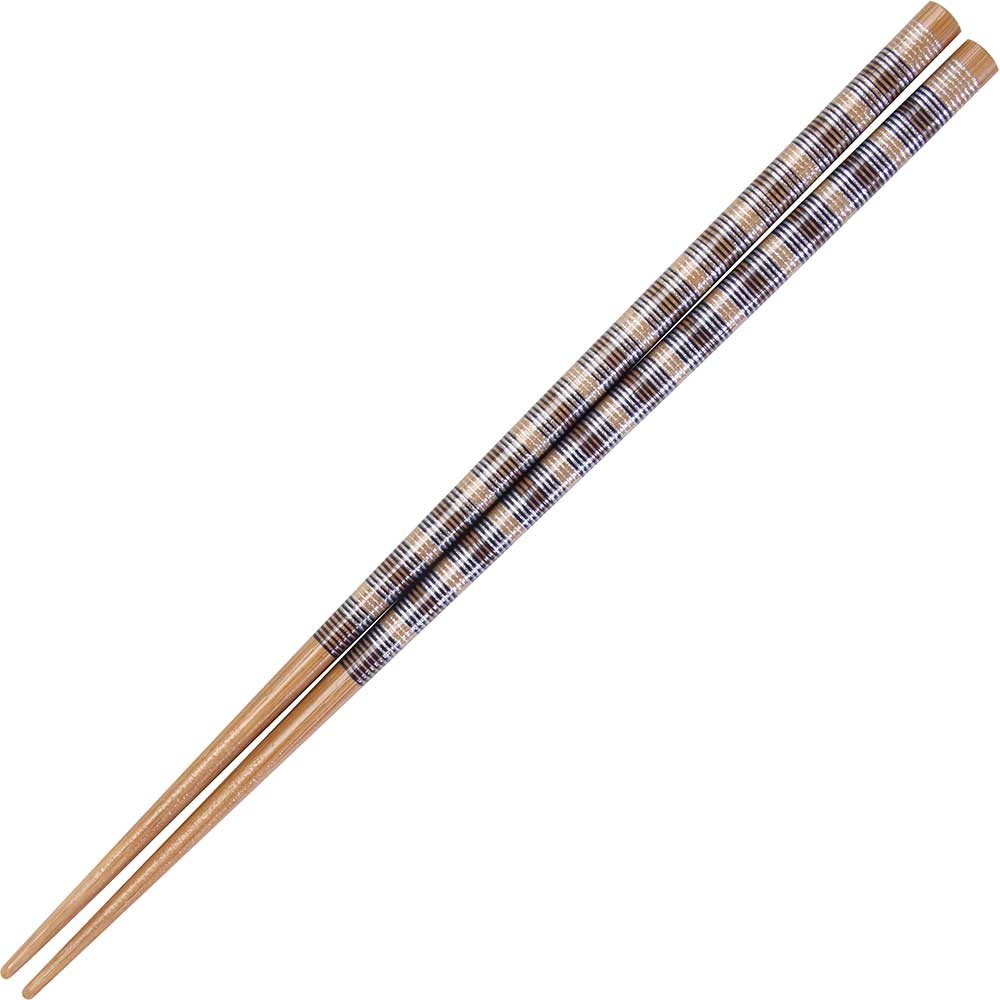 black-and-silver-bands-japanese-chopsticks