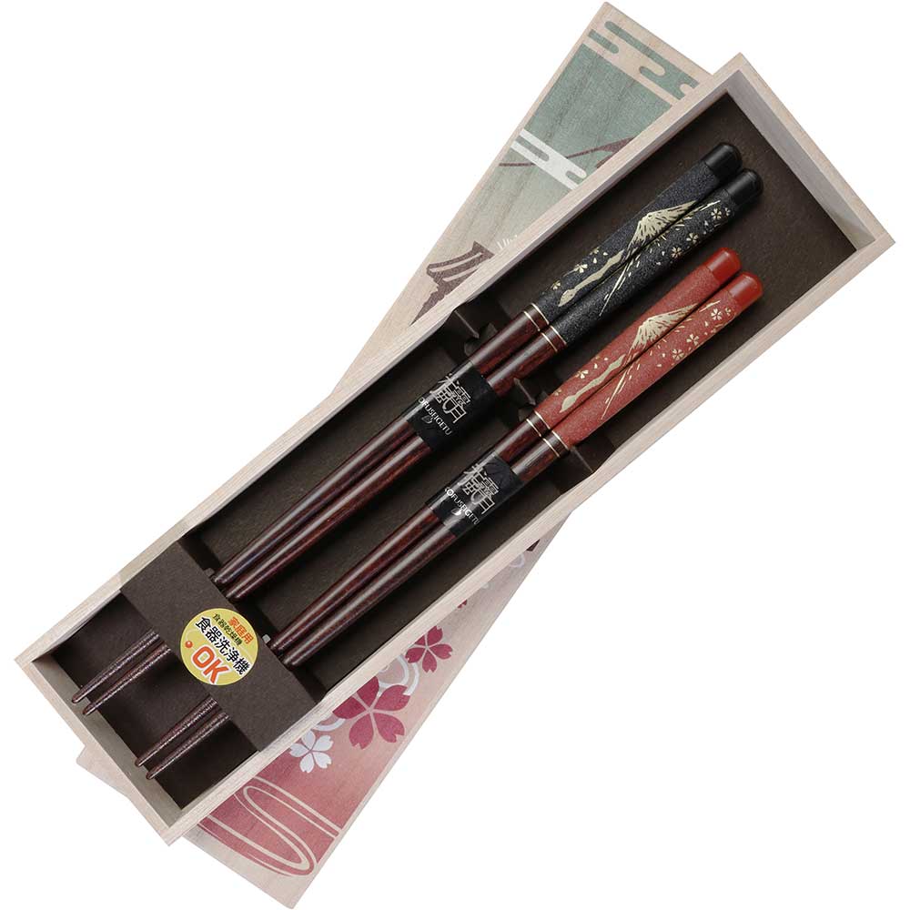 Tosai Mt. Fuji Set Chopsticks Gift Set 2-Pair