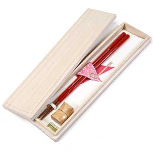 Ukiyo-e Geisha Bamboo Chopstick Gift Set S-3347 