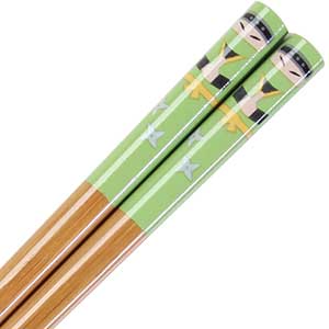 Green Ninja Childrens Little Chopsticks 