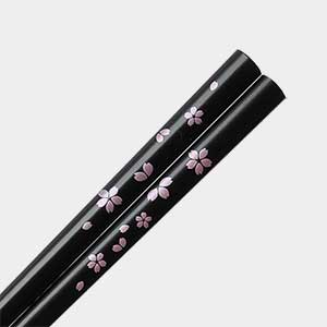 Luminous Cherry Blossoms Chopsticks Black