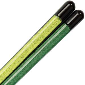  Mirage Green & Yellow Wakasa Chopsticks