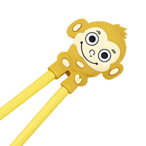 Monkey Childrens Chopsticks Brown [clone] Monkey Chopstick Helper brown, childrens chopsticks, chopstick aides, childrens helping chopsticks, helper chopsticks, monkey chopsticks, brown chopsticks, childrens helper chopsticks, childrens training chopsticks