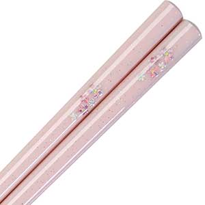 Pink Sparkle Spring Sakura Japanese Chopsticks 