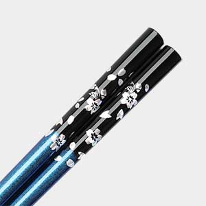 Sakura Glitter Chopsticks Blue