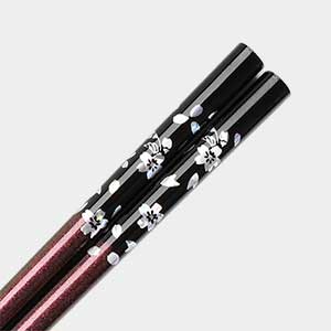 Sakura Glitter Chopsticks Purple
