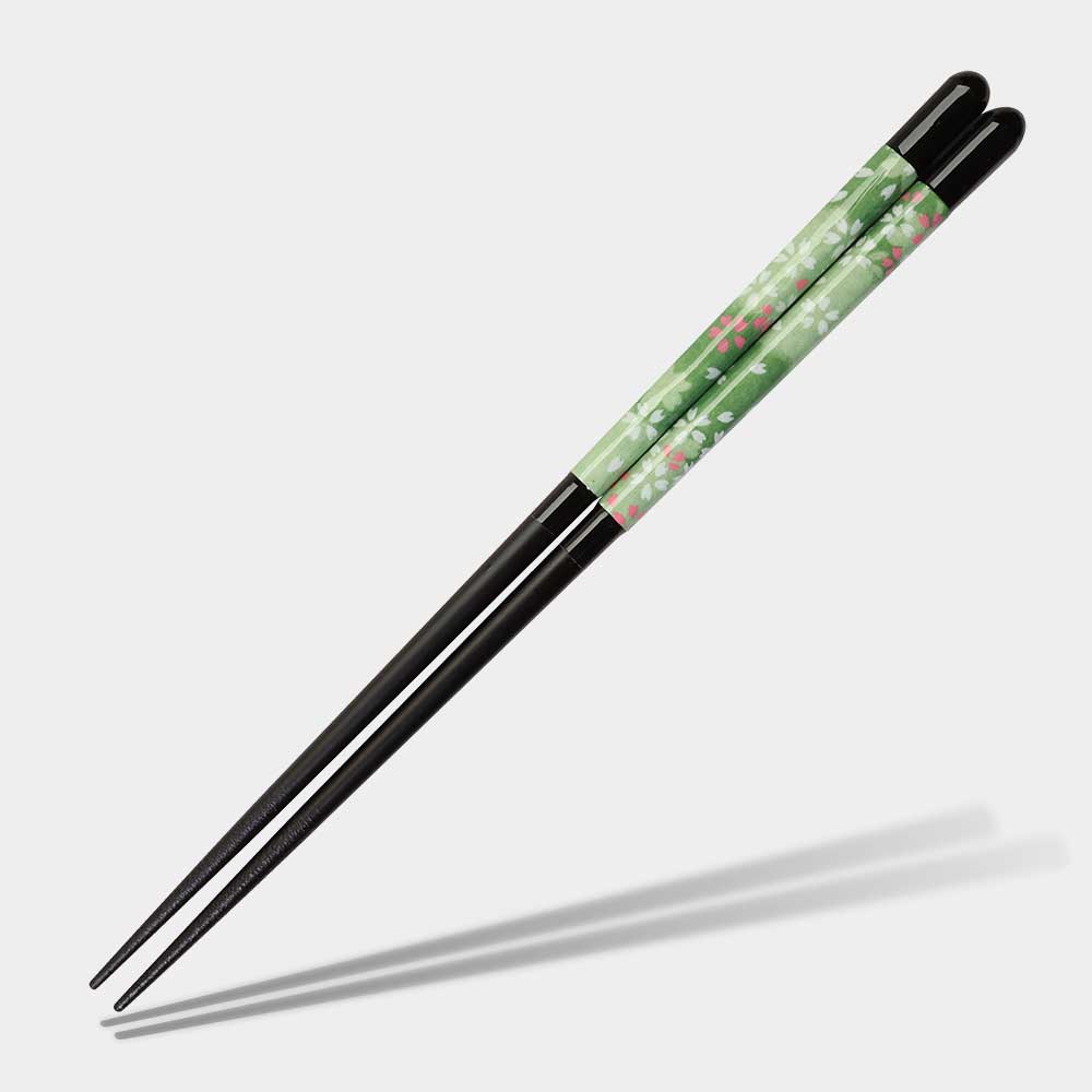 Shibazakura Green Washi Chopsticks