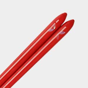Shizuku Wakasa Japanese Chopsticks Red 21.5cm