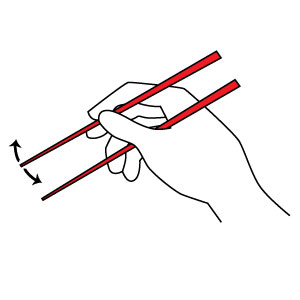 How To Use Chopsticks Step 3