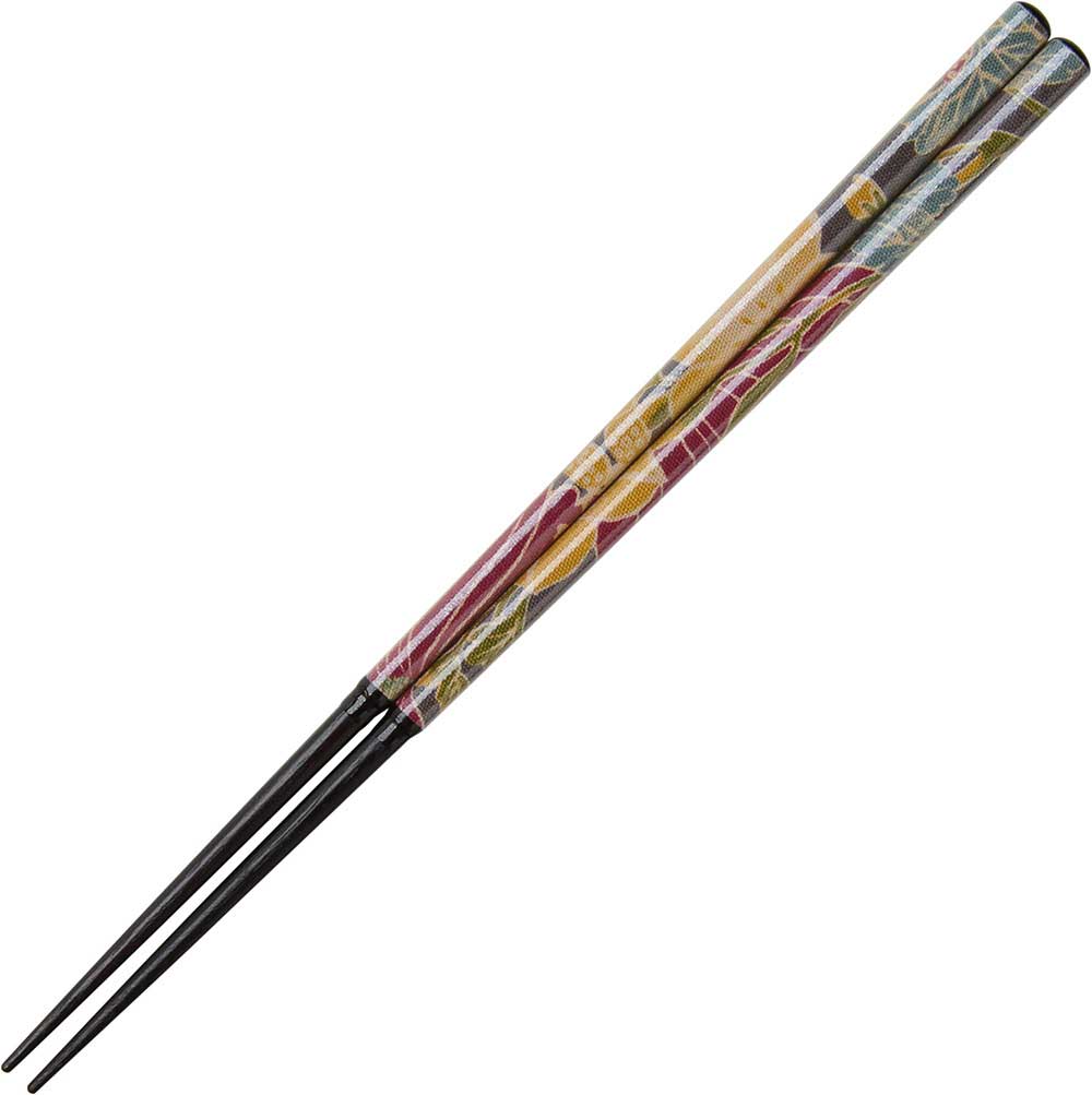 Nishijin Chopsticks Grey on Black