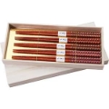 Amime Wood Japanese Chopsticks Set of 5