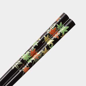 Autumn Leaves Chopsticks Black