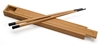 Bamboo Lightly Lacquered Box with Black Tip Matching Chopsticks