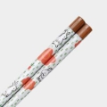 Bunnies In The Garden Japanese Bamboo Chopsticks