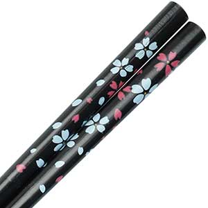 Dogwood Blossoms Black Chopsticks