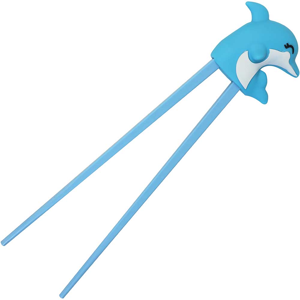 Dolphin Children's Trainer Chopsticks Blue