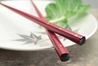 Dragonflies of Gold and Silver on Deep Red Japanese Chopsticks