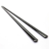 Flat Korean Stainless Steel Chopsticks Black - 10207