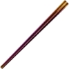 Flat Korean Stainless Steel Chopsticks Iridescent Purple Gold