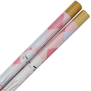 Genki Cats Runa Bamboo Chopsticks