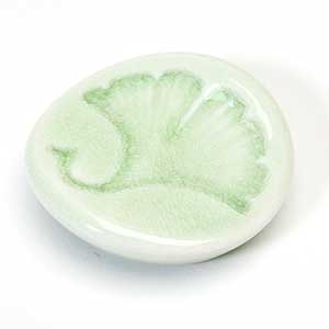 Gingko Chopstick Rest Green