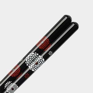Hanatemari Black Chopsticks
