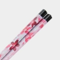 Hanaya Cherry Blossoms Black Dishwasher Safe Chopsticks