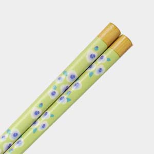 Happiness Antimicrobial Green Chopsticks