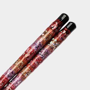 Heaven Shell Red Wakasa Chopsticks