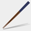Herringbone Blue Japanese Chopsticks