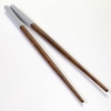 Herringbone Gray Japanese Wood Chopsticks - 80391