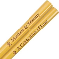 Honey Gold Engraved Personalized Chopsticks