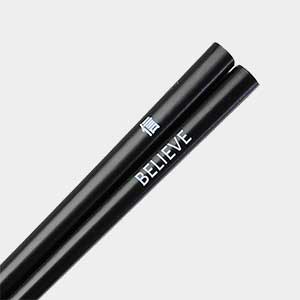 Kanji Chopsticks Believe