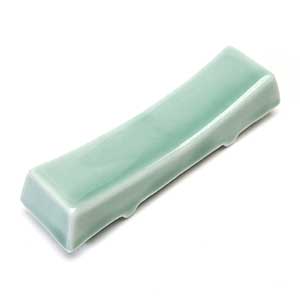 Kiriban Celadon Chopstick Rest
