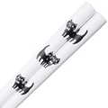 Kitties Japanese Dishwasher Safe Chopsticks White Black