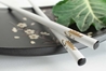 Kotobuki Longevity Kanji on White Japanese Style Chopsticks