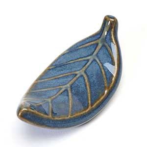 Leaf Chopstick Rest Blue