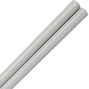  Light Gray Glossy Painted Japanese Style Chopsticks