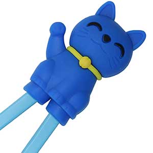 Lucky Cat Kids Trainer Chopsticks Blue