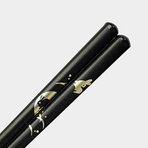Lucky Gold Rabbits Japanese Chopsticks