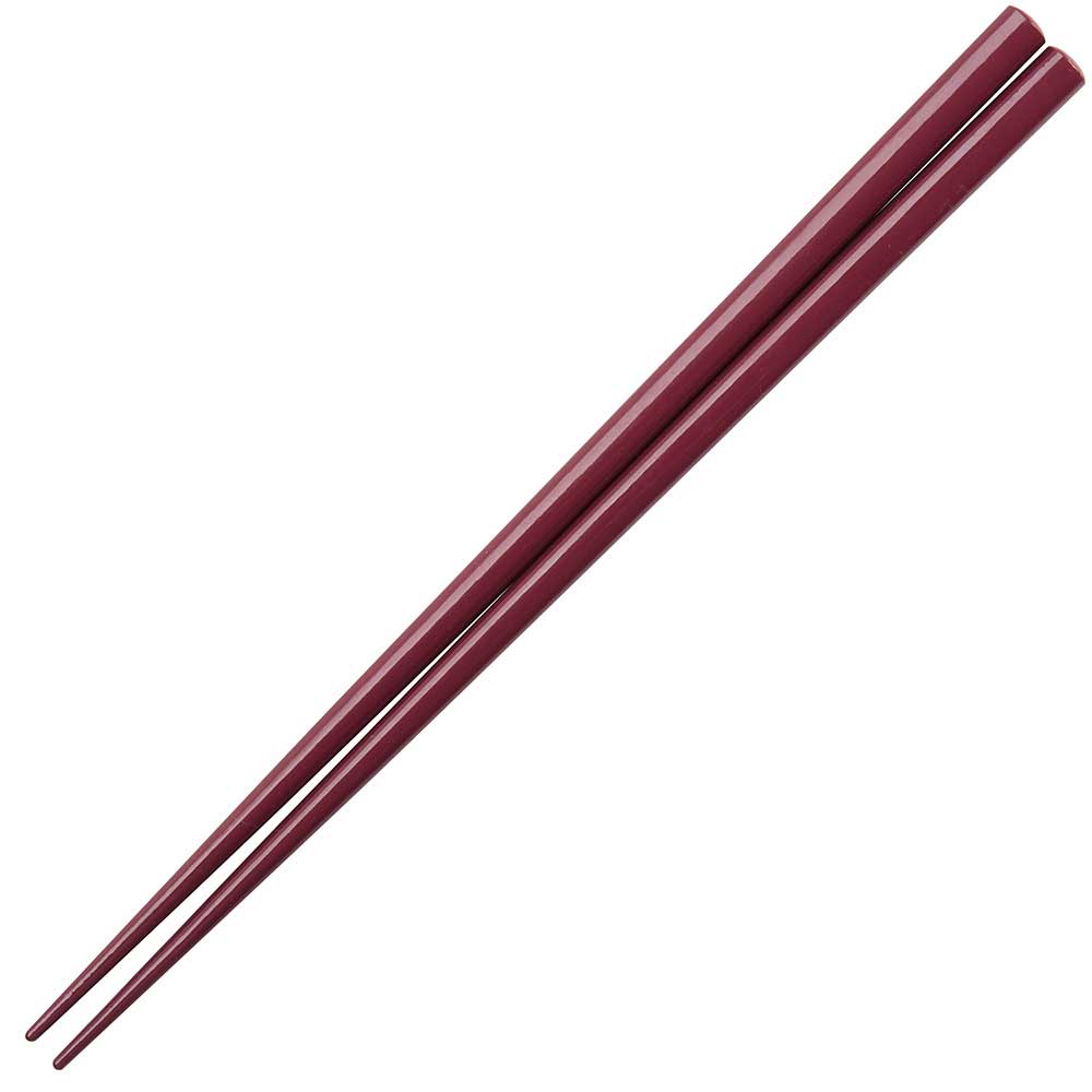 Maroon Glossy Painted Japanese Style Chopsticks