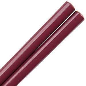 Maroon Glossy Painted Japanese Style Chopsticks