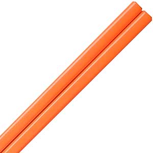 Melamine Chinese Style Chopsticks Orange