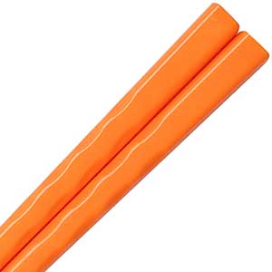 Melamine Chopsticks Japanese Style Orange