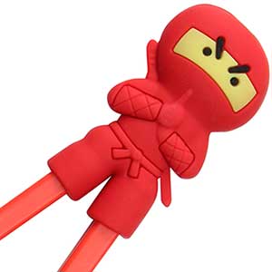  Ninja Kids Chopsticks Red