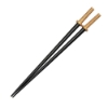 Ninja Sword Black Chopsticks Gold Handle – Katana Style Bamboo Chopsticks - CFA1-G