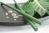 Green Olive Glossy Painted Japanese Style Chopsticks