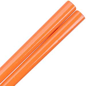 Orange Tangerine Glossy Painted Japanese Style Chopsticks