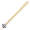 Tiny Oval Chopstick Rest Blue Asanoha - R5110