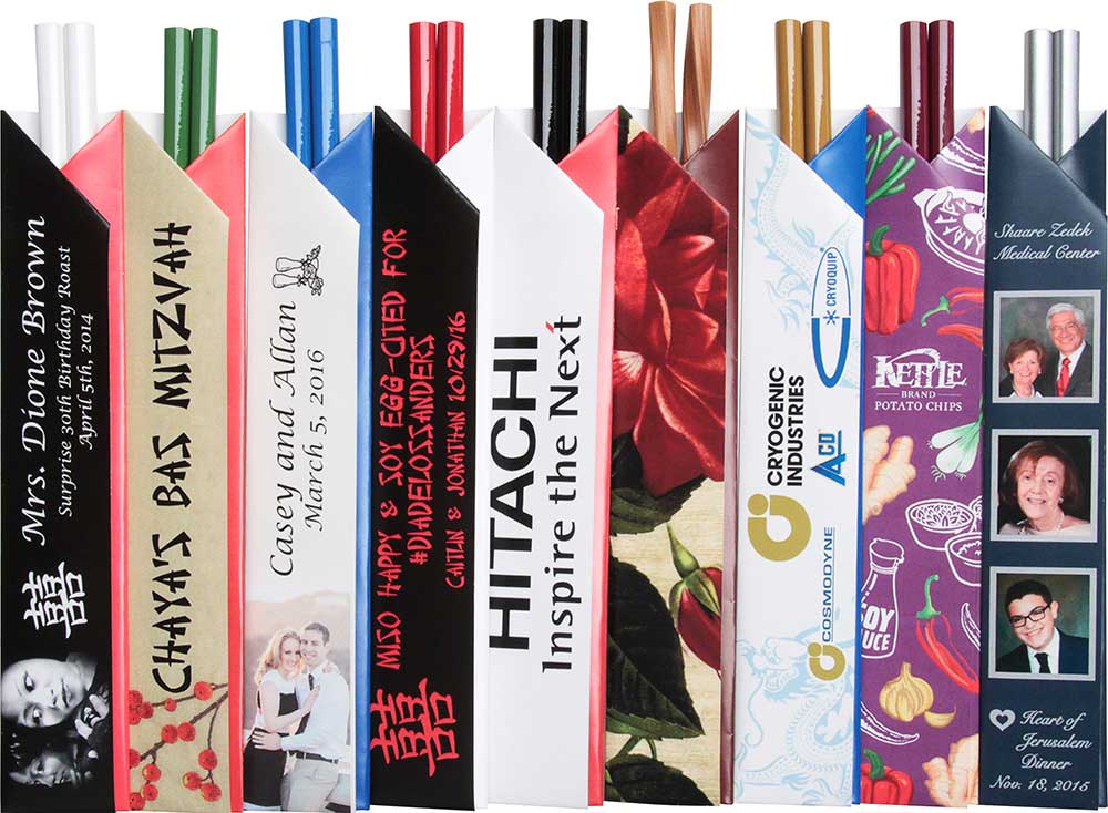 Personalized Chopstick Sleeves